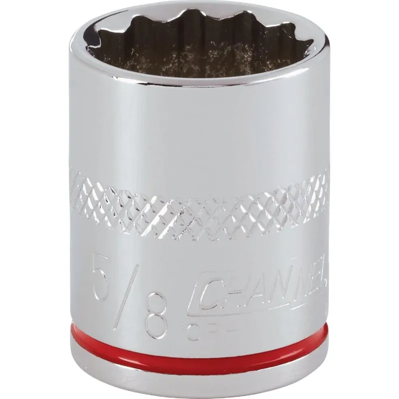 Channellock 304085 3/8 In. Drive 5/8 In. 12-Point Shallow Standard Socket