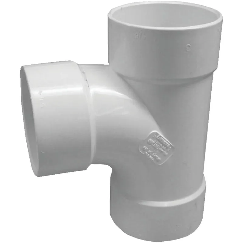 IPEX 414123BC Canplas Sanitary Tee 3 In. PVC Sewer and Drain Tee