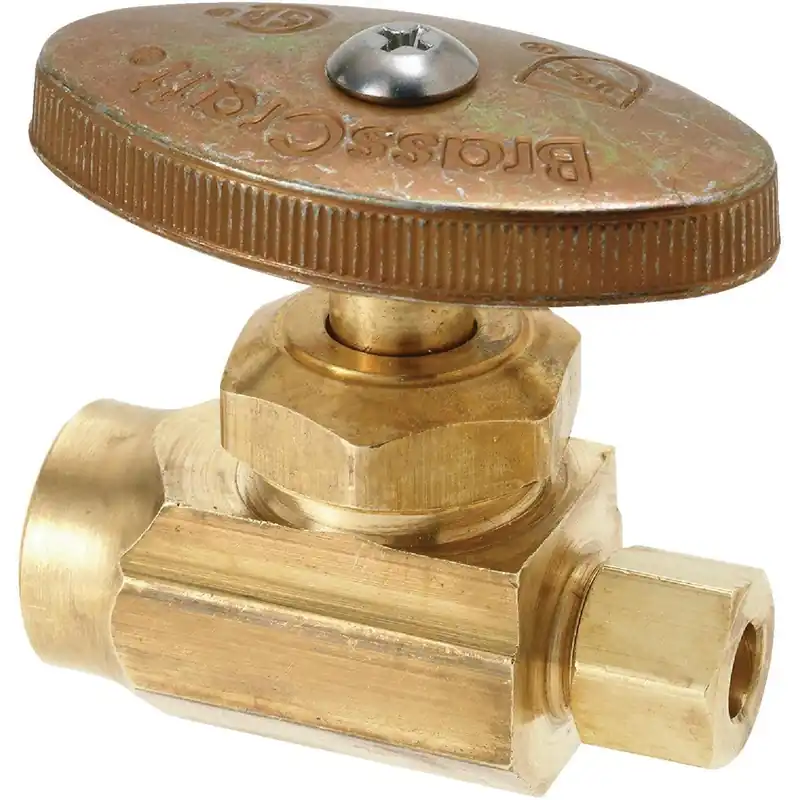 BrassCraft R14XR1 1/2 In. Sweat x 3/8 In. OD Brass Straight Valve