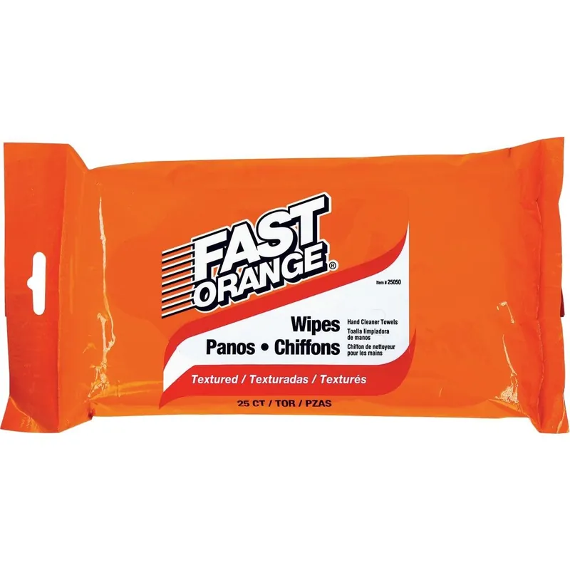 Permatex 25050 Citrus Pop-up Dispenser Hand Cleaner Wipes (25 Ct.)