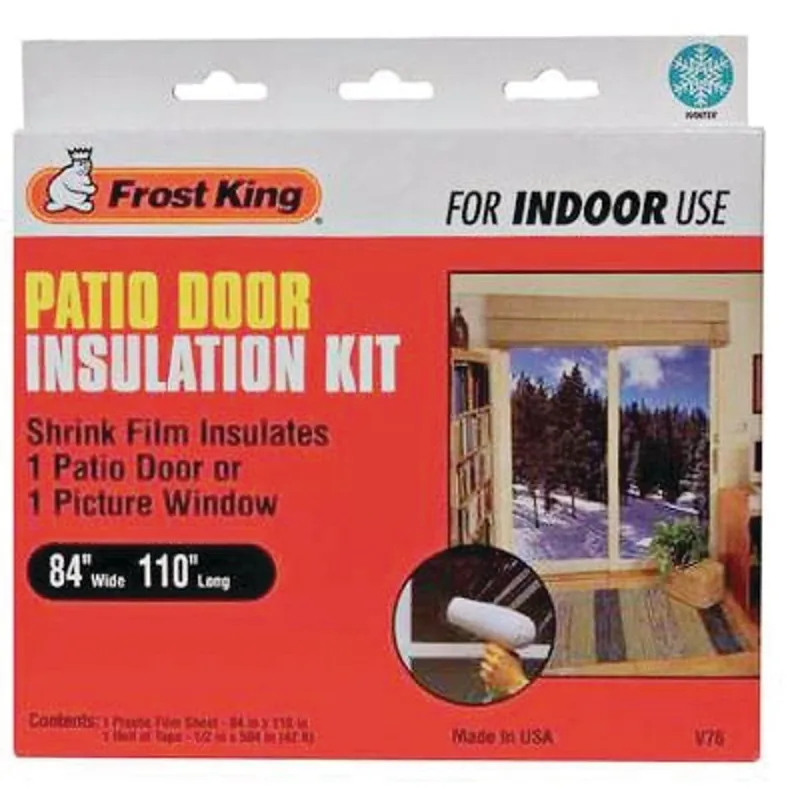 Frost King V76H Indoor 84 In. x 110 In. Patio Door or Picture Window Insulation Kit