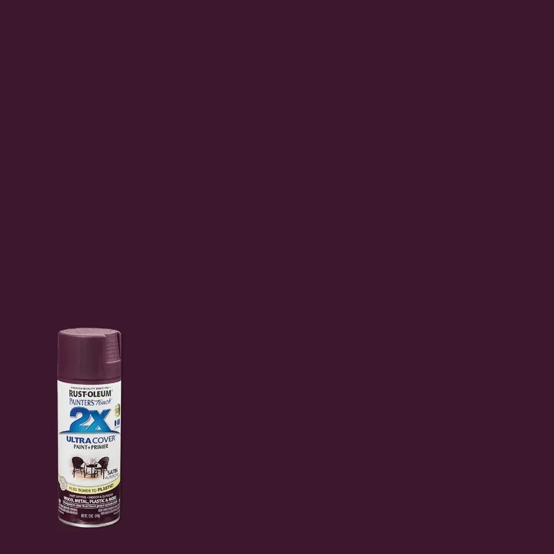 Rust-Oleum 257419 RSO257419 Painter's Touch 2X Ultra Cover 12 Oz. Satin Paint + Primer Spray Paint
