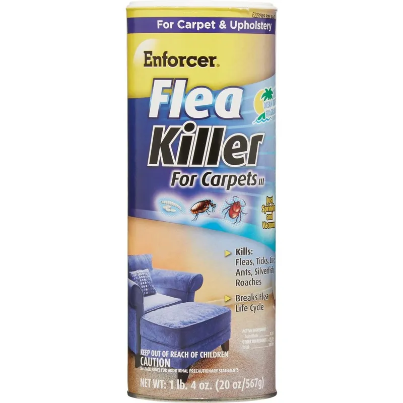 Enforcer EFKOB203 Ready To Use Powder Tick & Flea Killer 20 Oz.