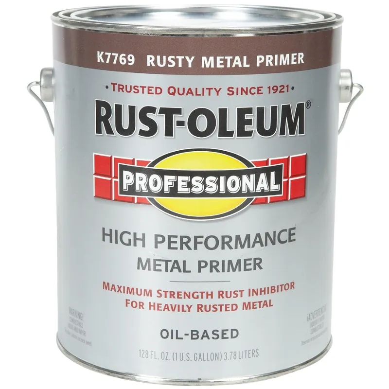 Rust-Oleum K7769402 Professional VOC Rusty Metal Primer Red 1 Gal.