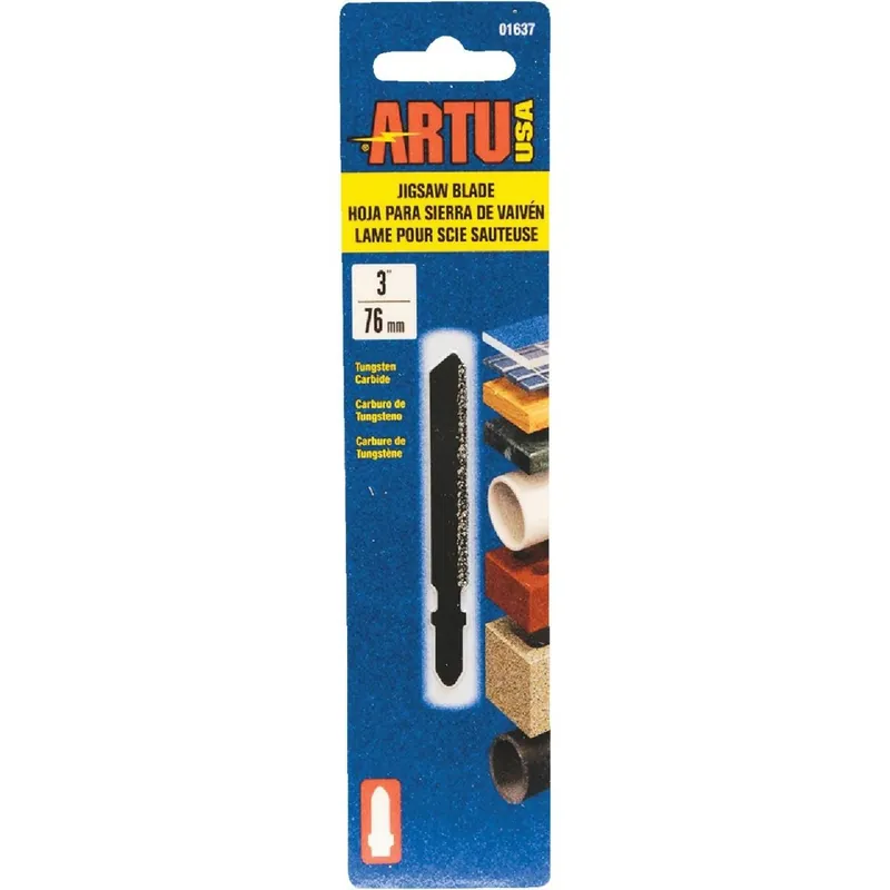 ARTU 01637 T-Shank 3 In. Carbide Grit Edge Jig Saw Blade