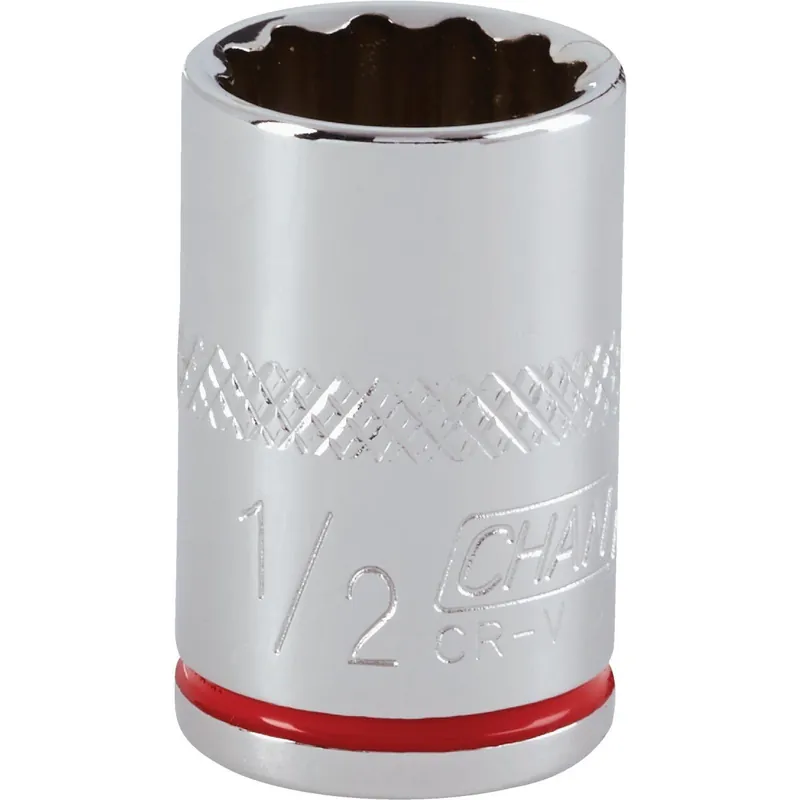 Channellock 305189 3/8 In. Drive 1/2 In. 12-Point Shallow Standard Socket