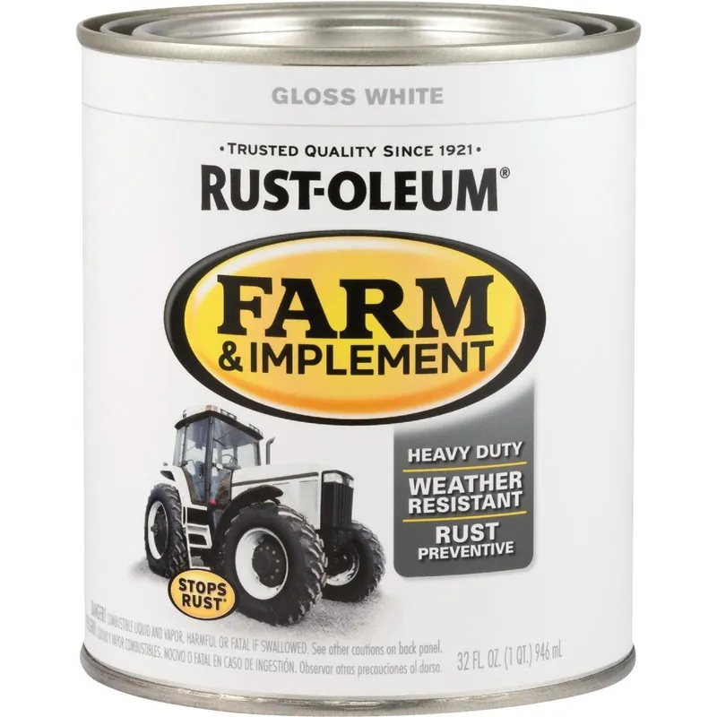 Rust-Oleum 280105 Farm & Implement Enamel 1 Quart Replacement MPN