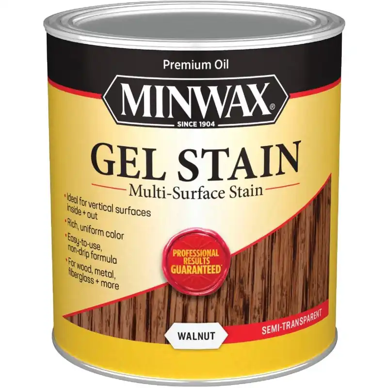 Minwax 66060000 Gel Stain Walnut 1 Qt.
