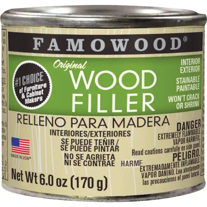 FAMOWOOD 36141100 Alder Wood Filler 6 Oz. REPLACEMENT MPN