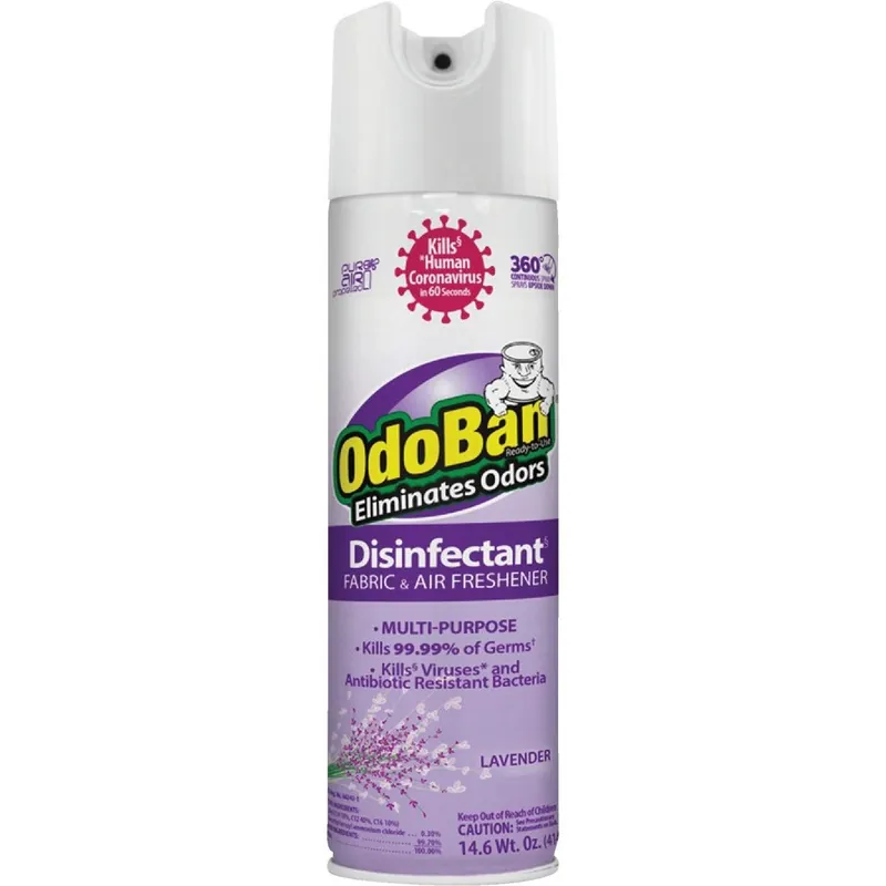 OdoBan 910101-14A6 Lavender Fabric & Air Freshener Each