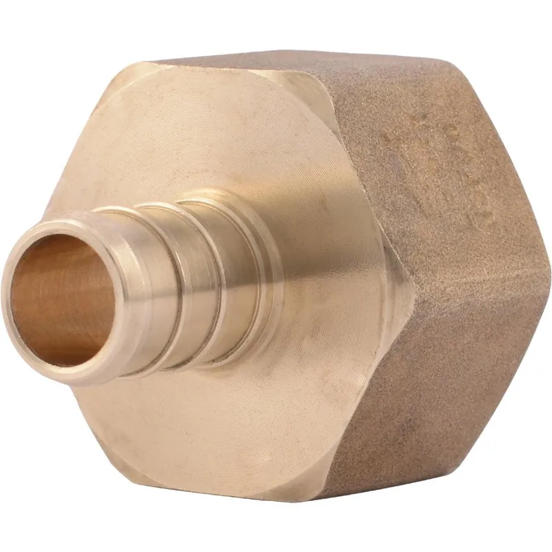 SharkBite UC068LFA Barb x FIP Brass PEX Adapter