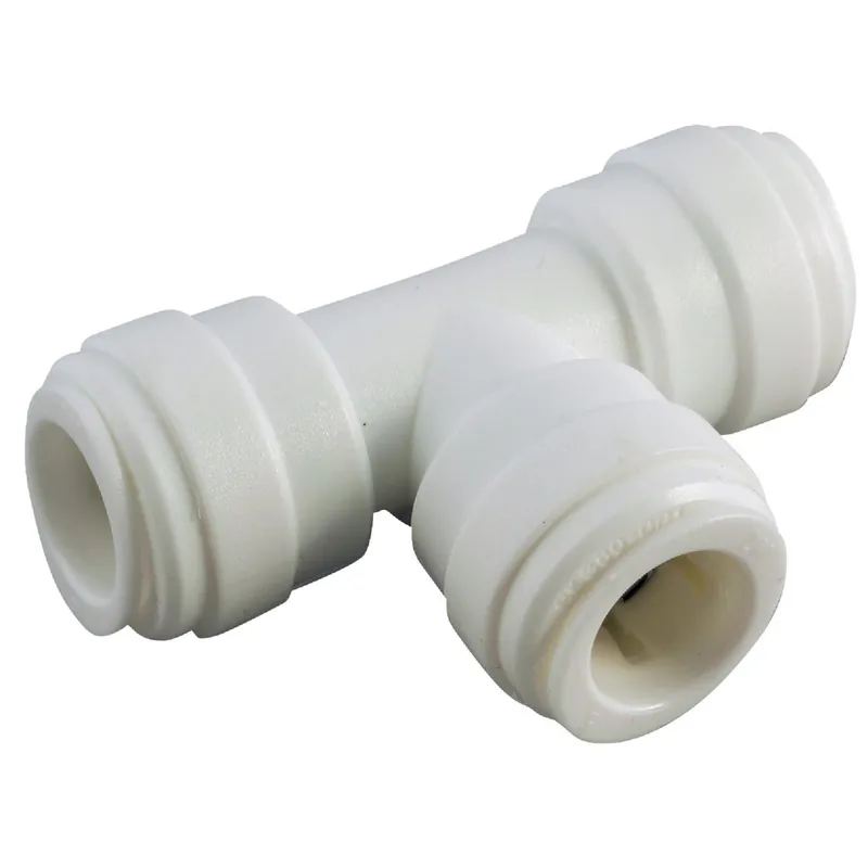 Anderson Metals 53064-08 Push-In Plastic Tee 1/2 In.