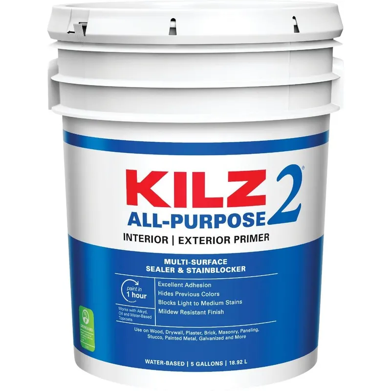 KILZ 20000 MTC20000 Latex Interior/Exterior Sealer Stain Blocking Primer Power (5 Gal)