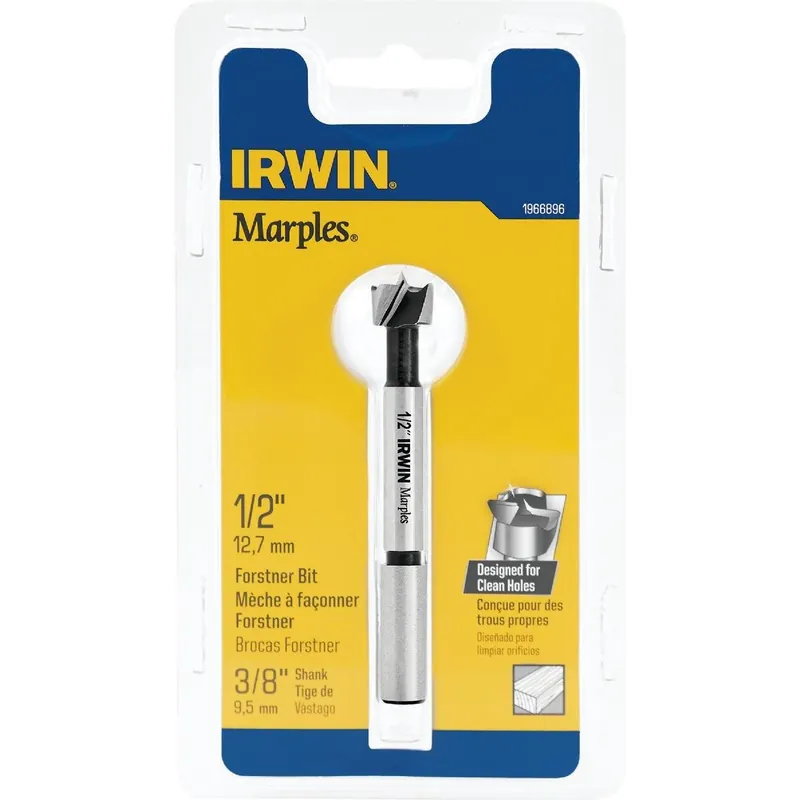 Irwin 1966896 Marples 1/2 In. x 3-1/2 In. Reduced Forstner Drill Bit