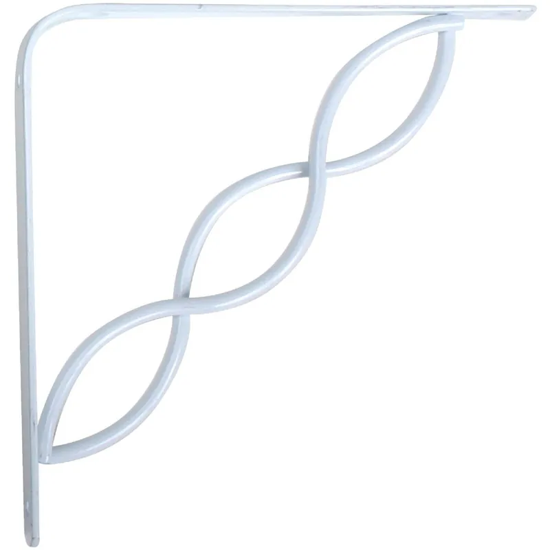 Knape & Vogt 200C WH 6 Concord 6 In. White Steel Shelf Bracket