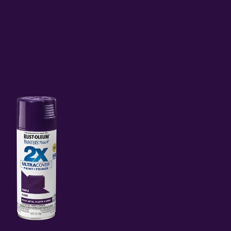 Rust-Oleum 334042 Painter's Touch 2X Ultra Cover 12 Oz. Gloss Paint + Primer Spray Paint