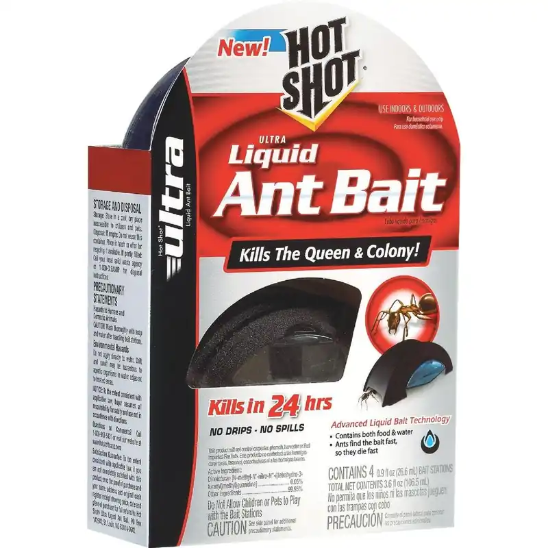 Hot Shot HG-95762 Ultra 3.6 Oz. Liquid Ant Bait Station (4-Pack)