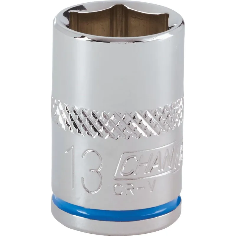 Channellock 302714 3/8 In. Drive 13 mm 6-Point Shallow Metric Socket