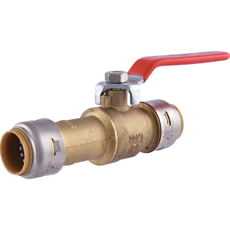 SharkBite UR24736 3/4 In. Brass Push-Fit Slip Ball Valve