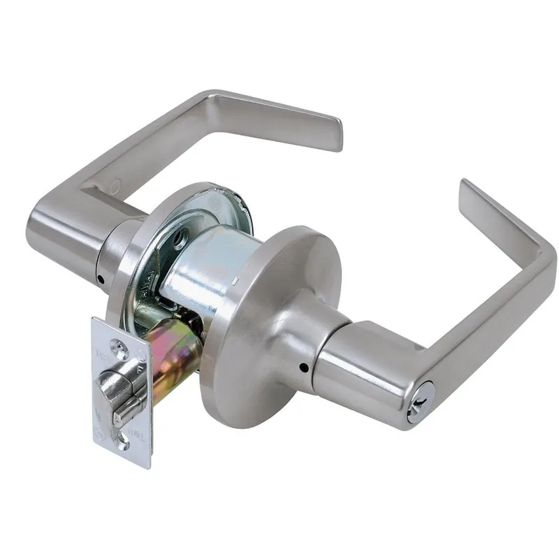 Tell CL100619 Satin Chromium-Plated Light-Duty Storeroom Door Lever