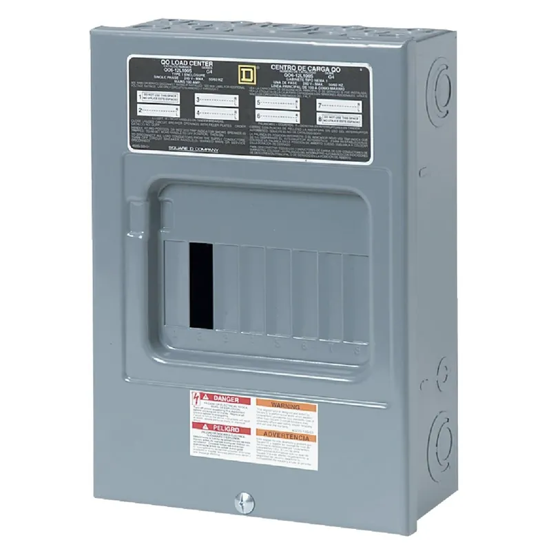 Square D QO612L100SCP QO 100A 6-Space 12-Circuit Indoor Main Lug Load Center