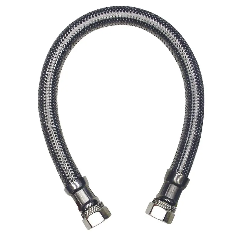 B&K 496-030 3/8 In. C x 3/8 In. C x 9 In. L Stainless Steel Faucet Connector