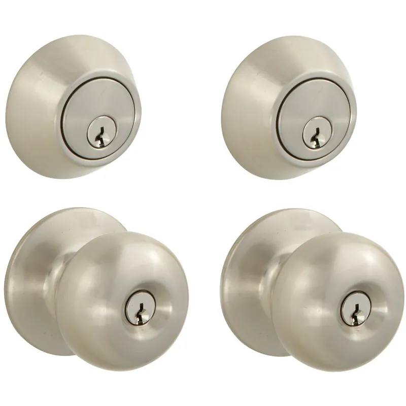 Steel Pro BFX2B91BD Deadbolt and Door Knob Combo