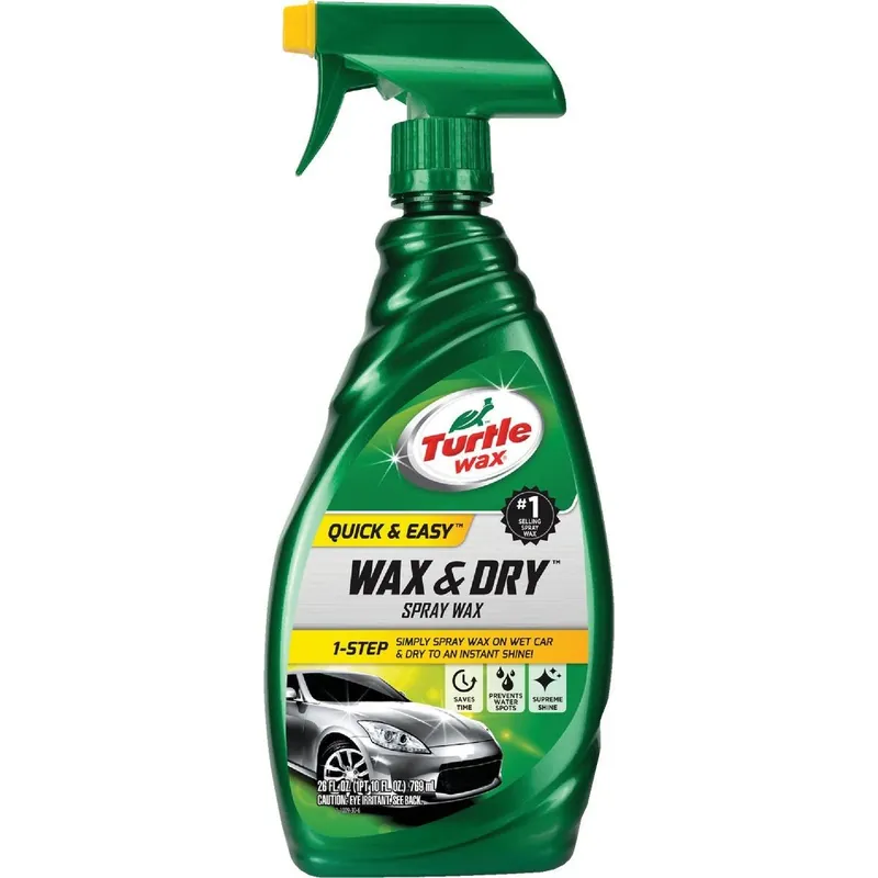 Turtle Wax T9 Wax & Dry 26 Oz. Trigger Spray Car Wax