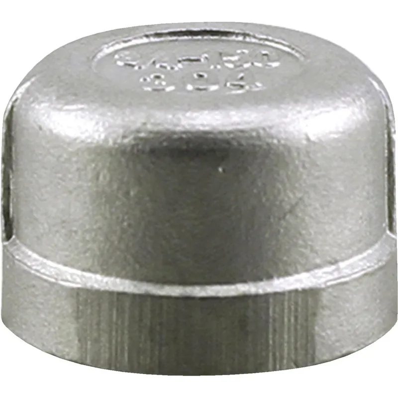 PLUMBEEZE U2-SSCA-07 3/4 In. FIP Stainless Steel Cap