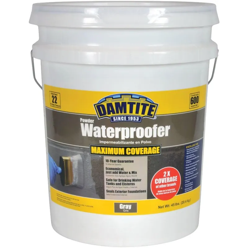 DAMTITE 02451 Damtite 45 Lb. Gray Powder Masonry Waterproofer