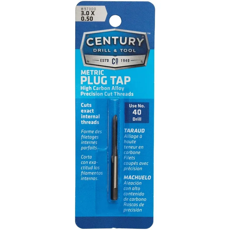 Century Drill Tool 97300 Carbon Steel Metric Tap