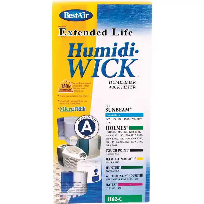 BestAir H62-PDQ-4 Extended Life Humidi-Wick H62 Humidifier Wick Filter
