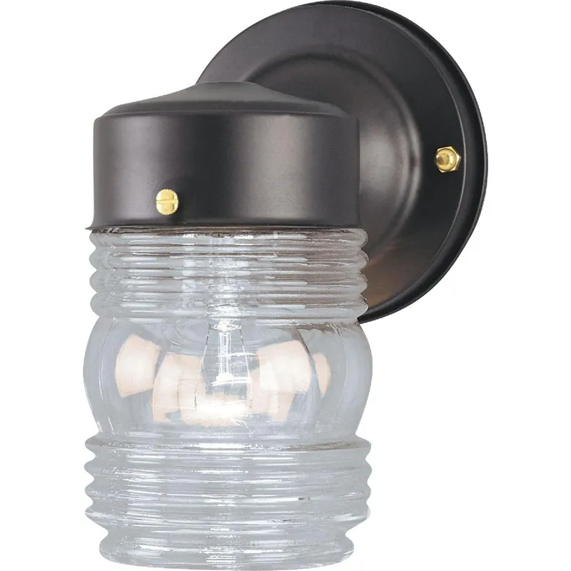 Home Impressions IOL20BK Black Incandescent Type A Outdoor Wall Light Fixture