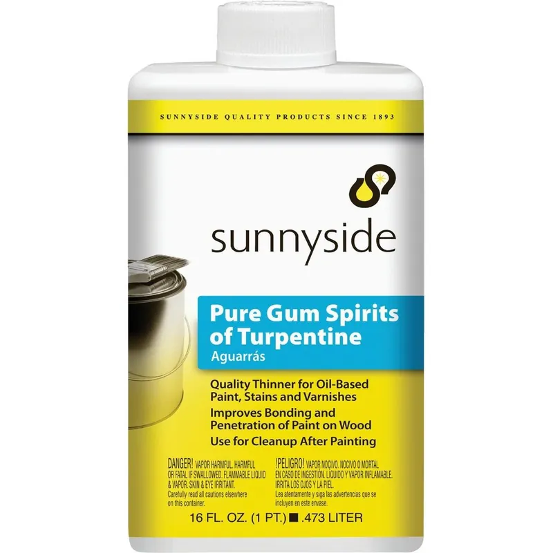 Sunnyside 87016 Pure Gum Spirits Turpentine 1 Pint