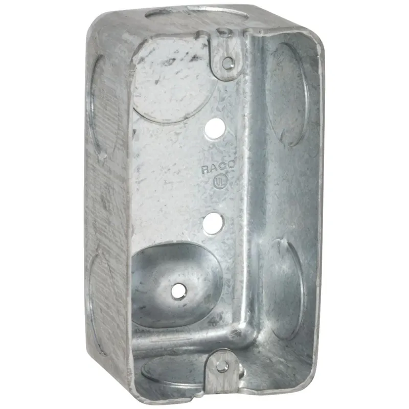 Southwire G19281-3/4-UPC 2-1/8 In. x 4 In. x 1-7/8 In. 8-Knockout Handy Box