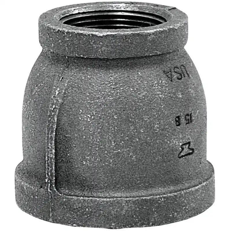 Anvil 8700134409 1-1/4 In. x 1 In. Malleable Black Iron Reducing Coupling