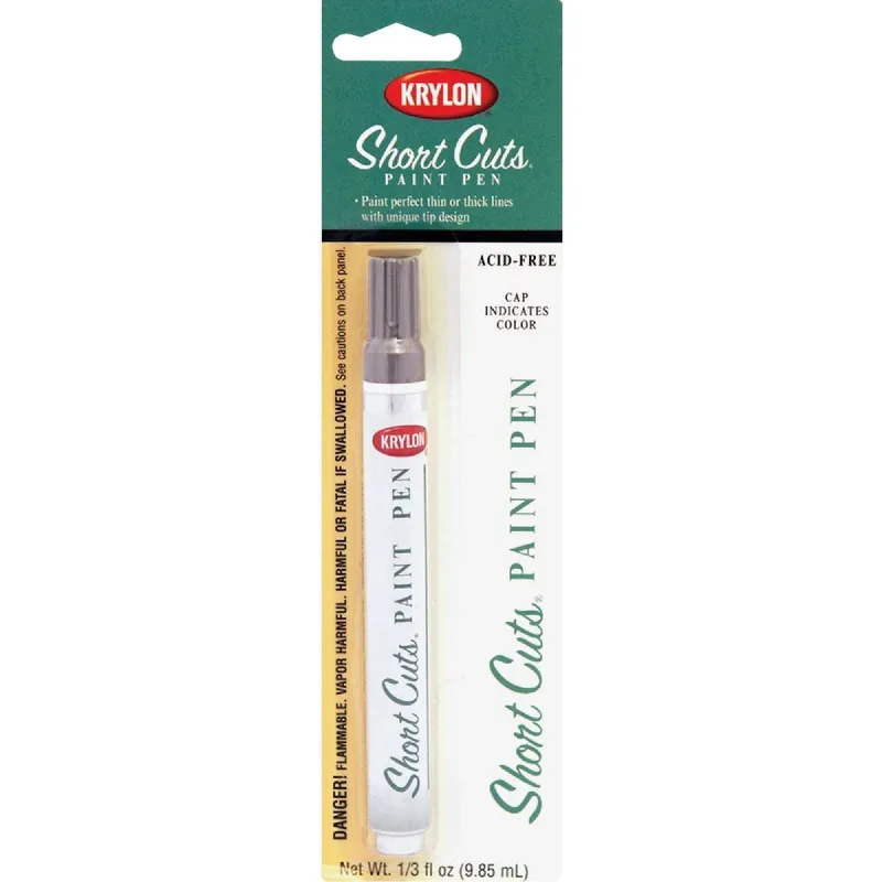 Krylon SCP-902 Chrome Gloss Paint Pen 1/3 Fl Oz