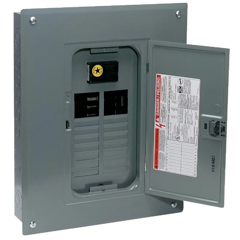Square D QO124M100PC QO 100A 24-Space 34-Circuit Indoor Main Breaker Plug-on Neutral Load Center