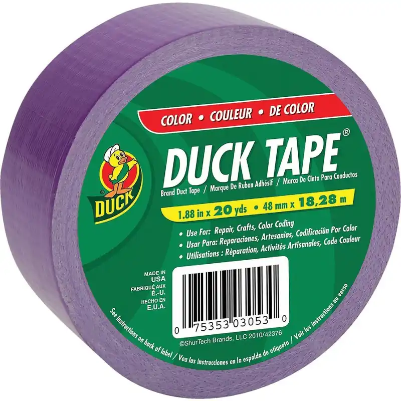 Duck Brand 283138 SHT283138 1.88 In. x 20 Yd. Colored Duct Tape Purple