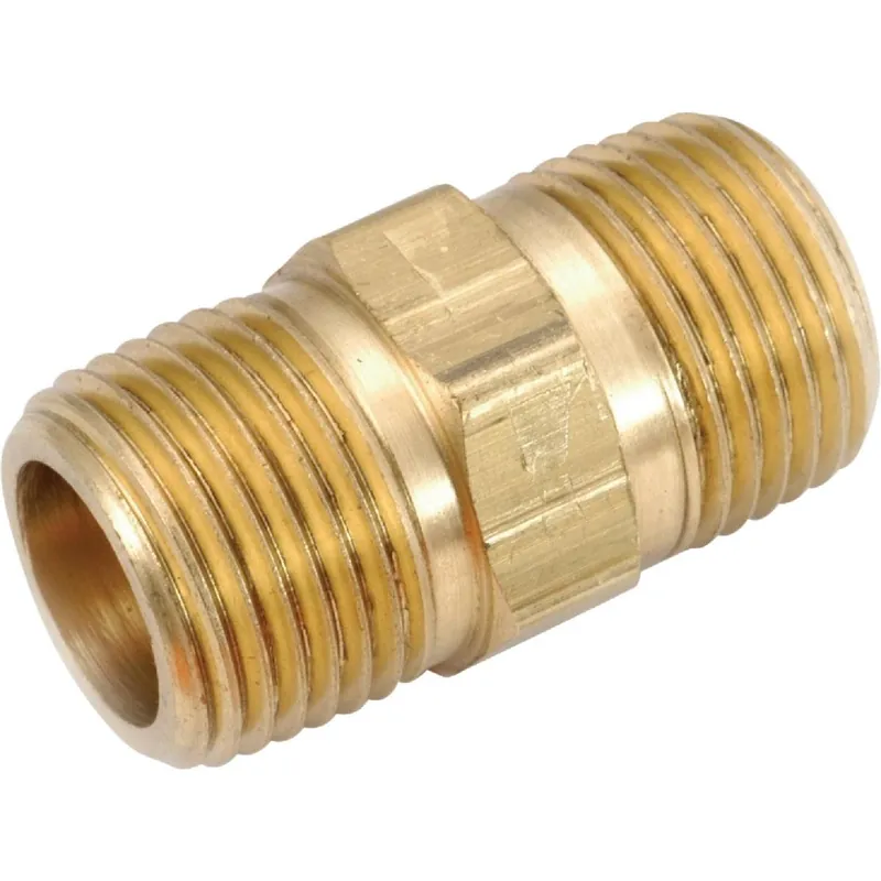 Anderson Metals 756122-08 1/2 In. OD x 1-1/2 In. L Brass Nipple