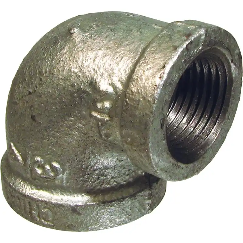 Southland 510-176BG MUE510-176BG 90 Deg. Reducing Galvanized Elbow (1/4 Bend)