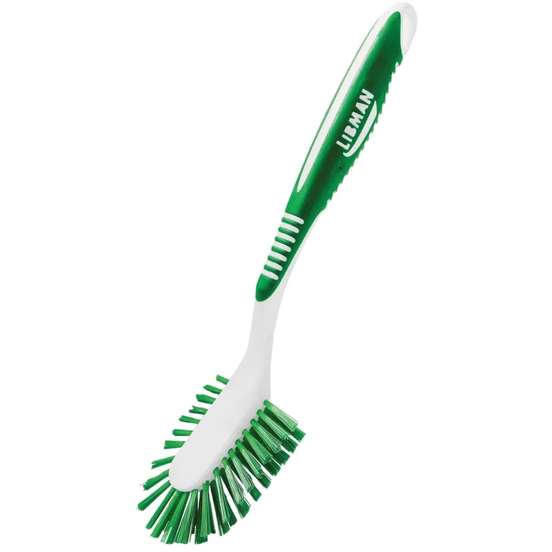Libman 1043 Green & White Polymer Dish Brush