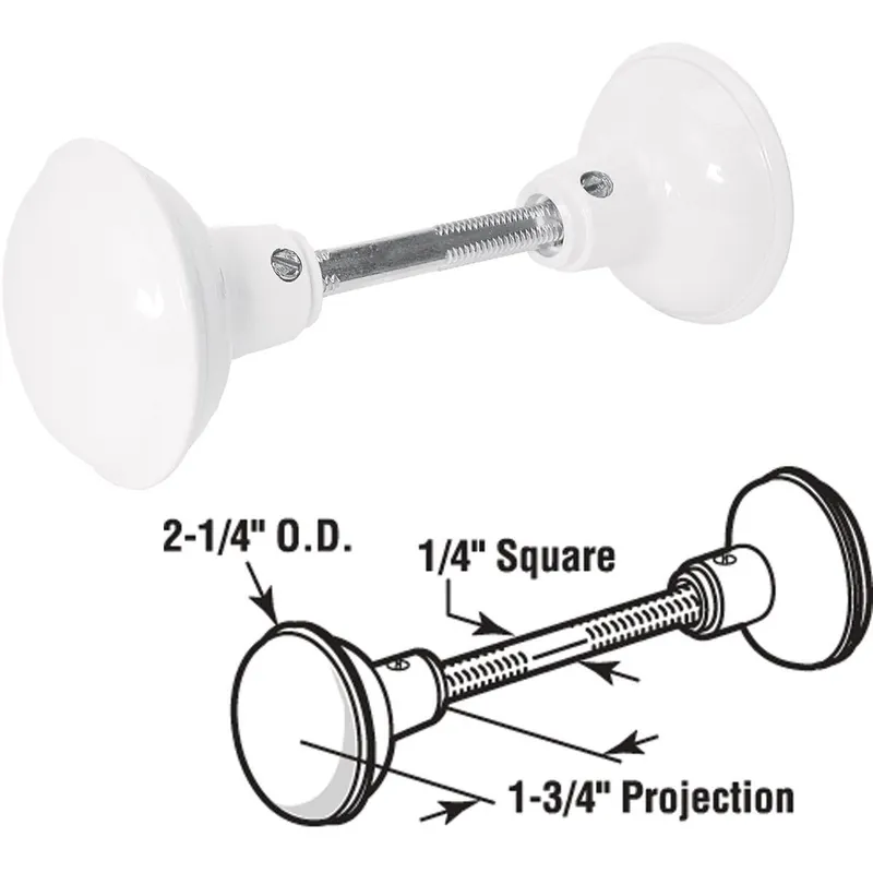 Defender Security E2319 Hall & Closet Door Knob