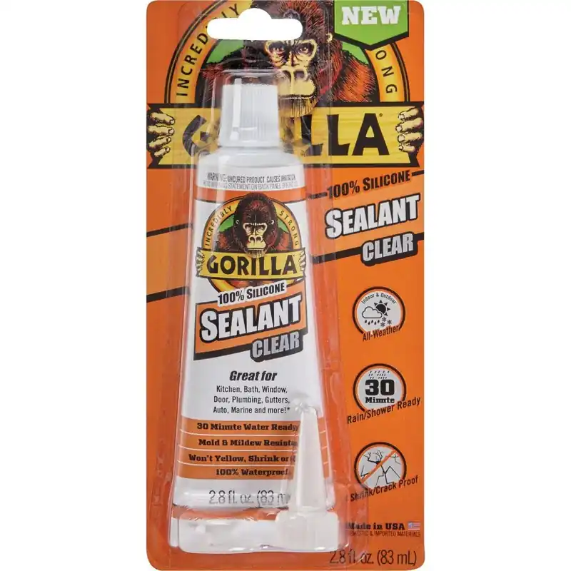 Gorilla Glue 108324 Clear Caulk & Seal Each