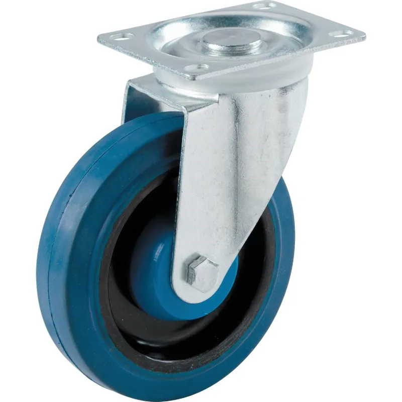 Shepherd Hardware 9260 Elastic Rubber General-Duty Swivel Plate Caster