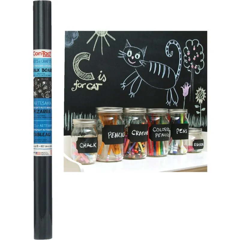 Con-Tact 06F-C9052-06 Chalkboard Self-Adhesive Shelf Liner