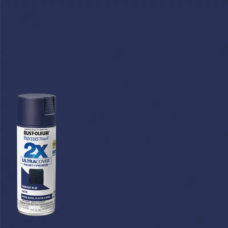 Rust-Oleum 334091 Painter's Touch 2X Ultra Cover 12 Oz. Satin Paint + Primer Spray Paint