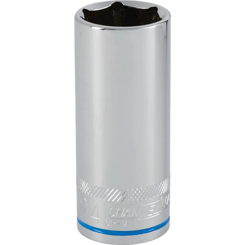 Channellock 351363 1/2 In. Drive 24 mm 6-Point Deep Metric Socket