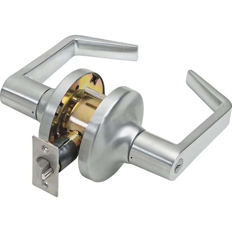 Tell CL100010 Satin Chromium-Plated Storeroom Door Lever