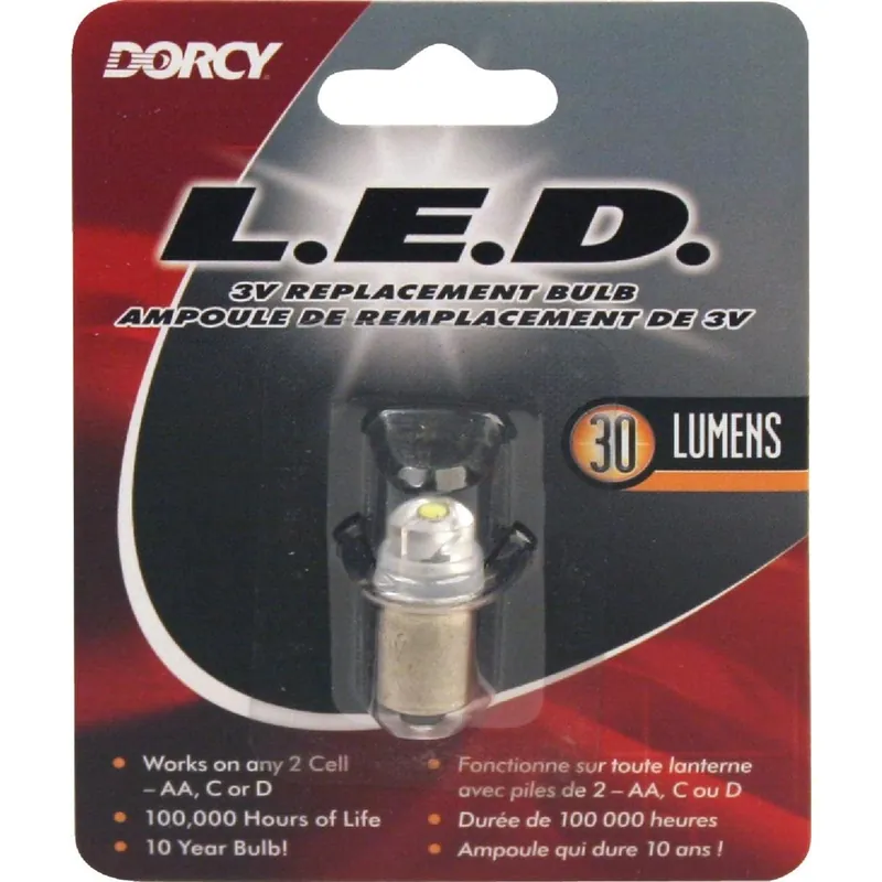 Dorcy 41-1643 LED 3V Replacement Flashlight Bulb